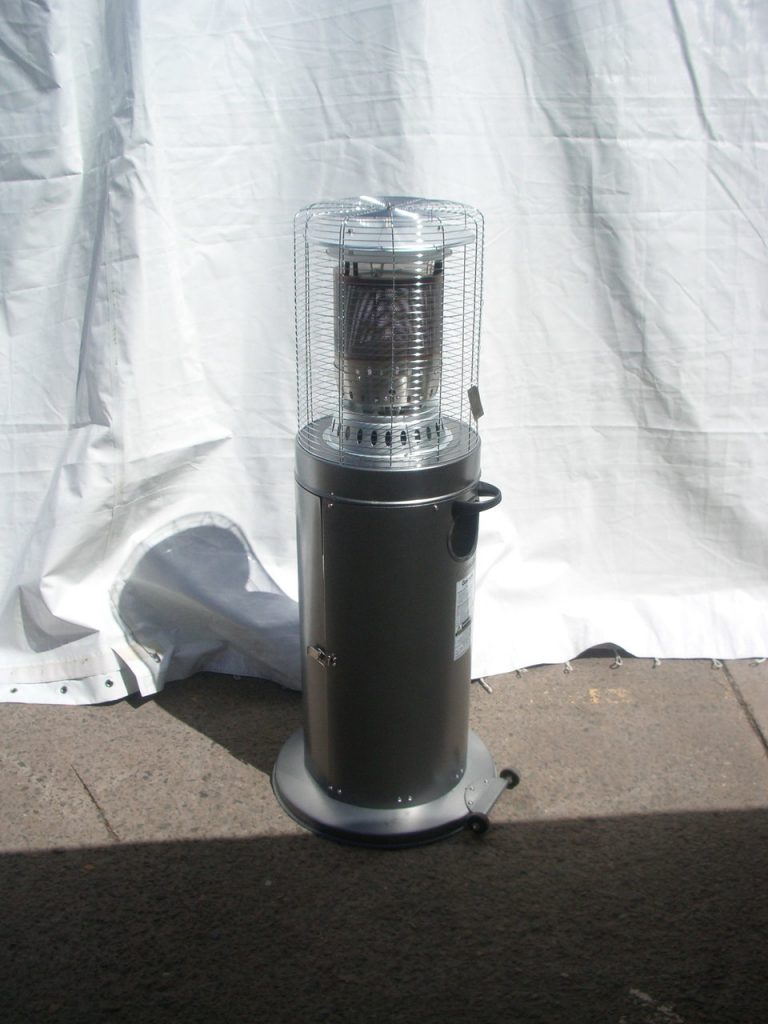 Column Heater includes gas Oliver Hire