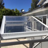 clear roof marquee