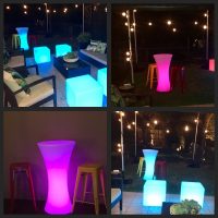 Glow Cocktail Table Hire in Northern Beaches